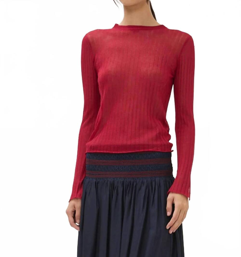 NEW MARIA CHER dionne john shirt in red